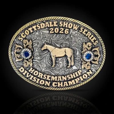 Cowboy King Belt Buckle
